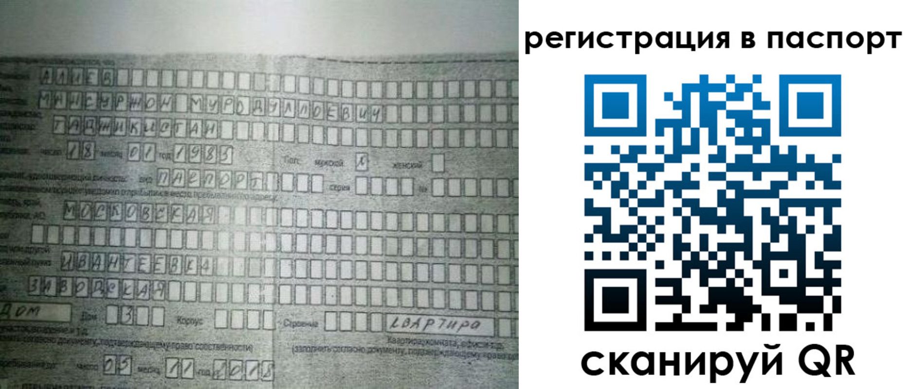 временная регистрация законно в Кинешме